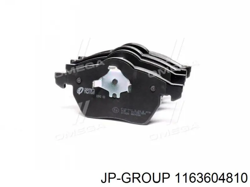 Гальмівні колодки JP Group 1163604810 ціна, від 18.24 USD