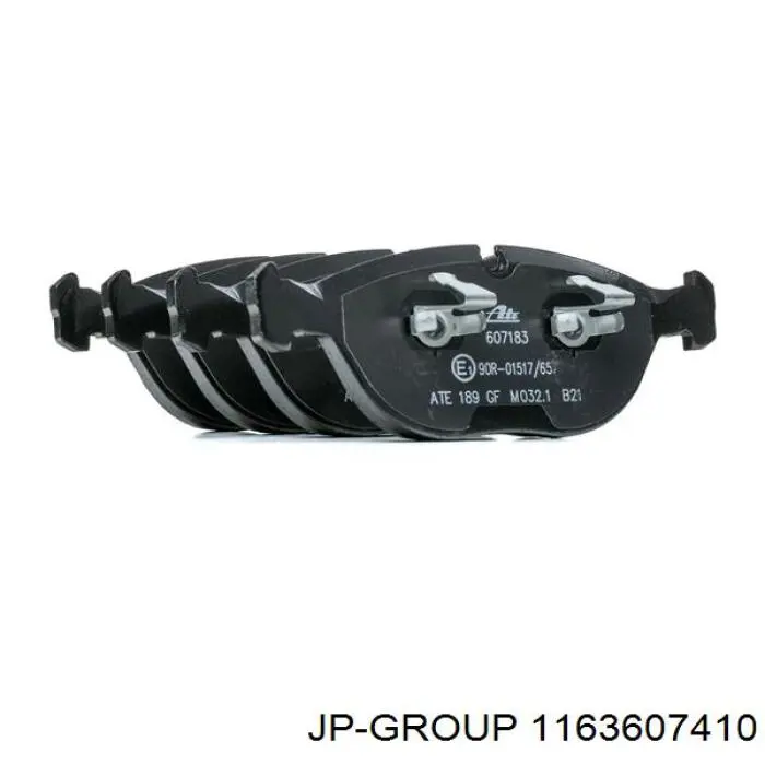 Гальмівні колодки JP Group 1163607410 ціна, від 21.48 USD