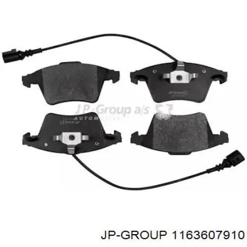 1163607910 JP Group Передні гальмівні колодки