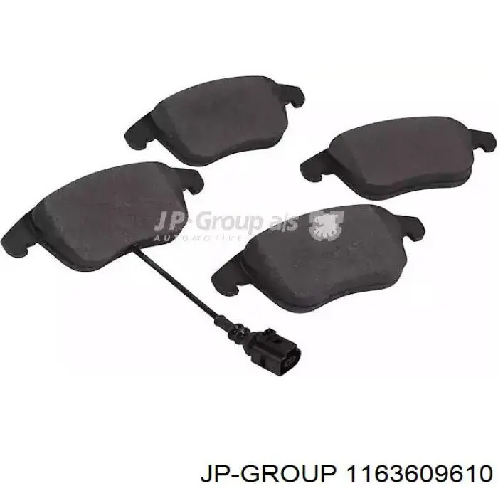Гальмівні колодки JP Group 1163609610 ціна, від 30.73 USD