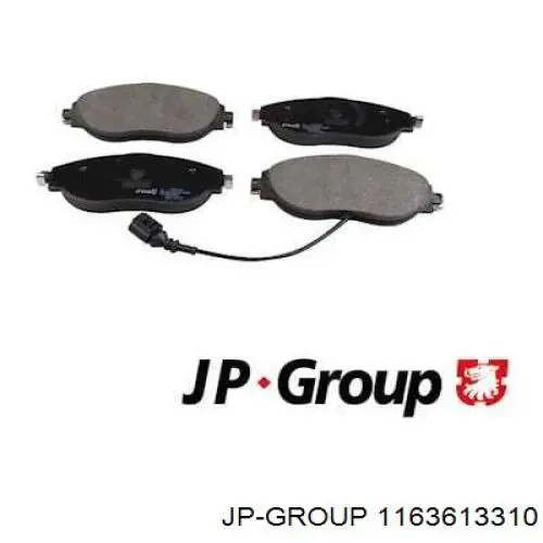 Купити 1163613310 JP Group Колодки гальмівні передні, дискові