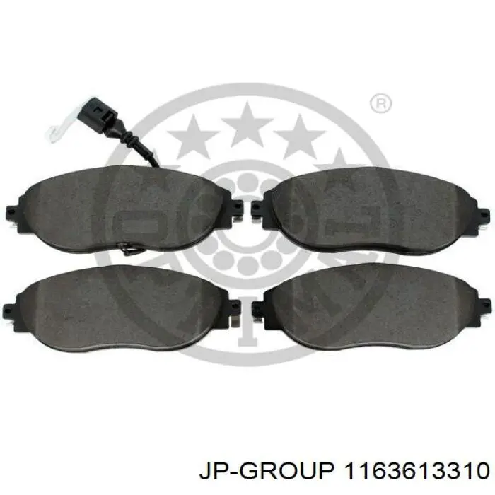 Гальмівні колодки JP Group 1163613310 ціна, від 29.86 USD