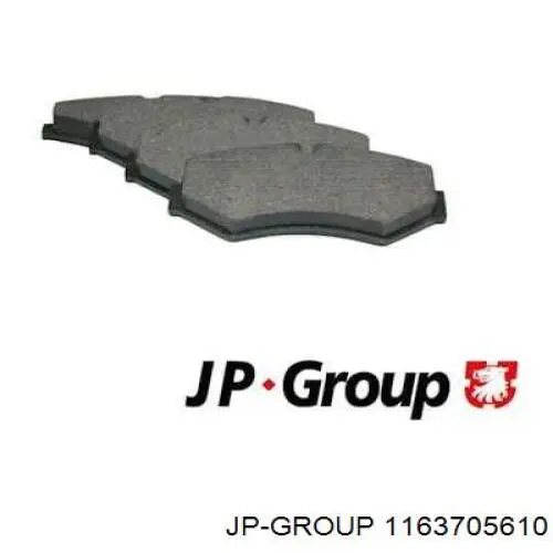 1163705610 JP Group Колодки гальмівні задні, дискові