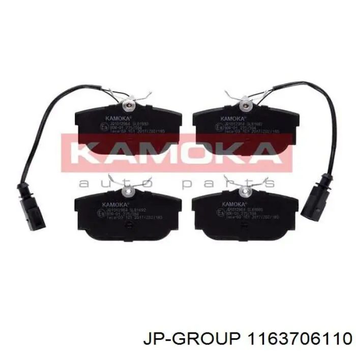 Купити 1163706110 JP Group Задні колодки
