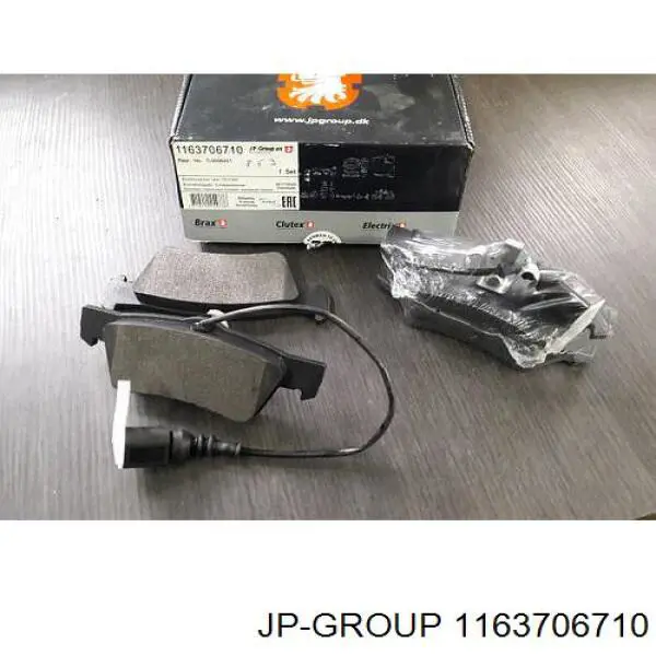 Задні гальмівні колодки JP Group 1163706710 ціна, від 16.28 USD
