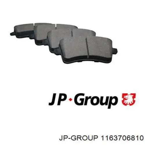 Купити 1163706810 JP Group Задні колодки