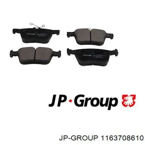 Купити 1163708610 JP Group Задні колодки