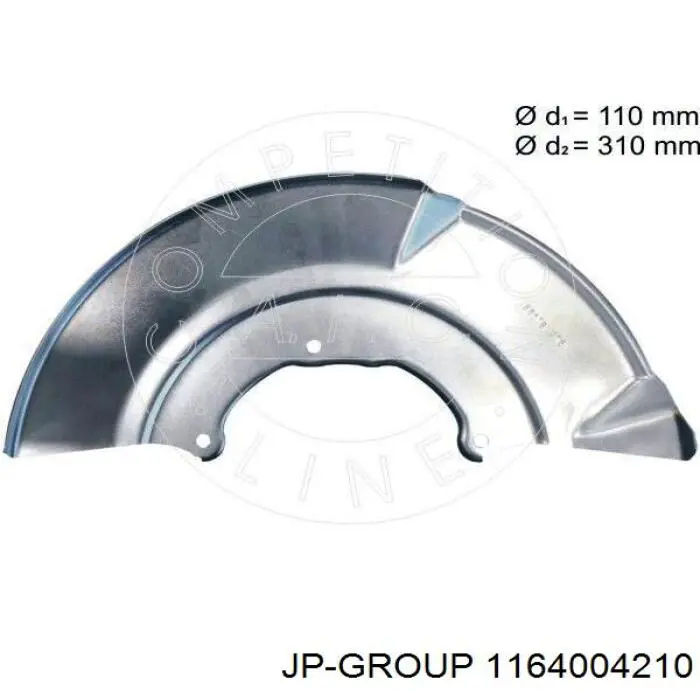 Купити 7D0615231A VAG Комплект пружинок кріплення дискових колодок, задніх