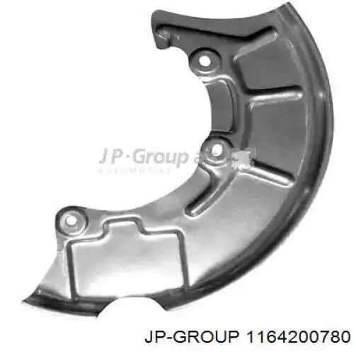 Купити 1164200780 JP Group Захист гальмівного диска, переднього, правого