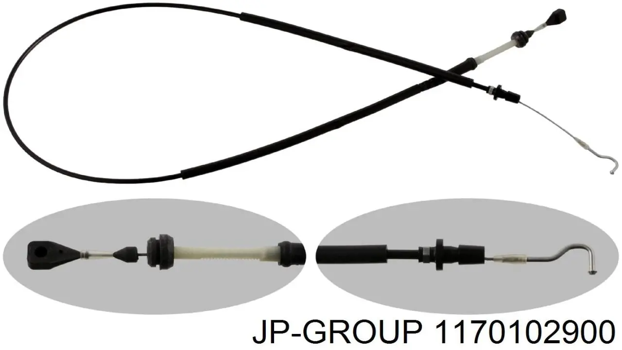 Трос газу 1170102900 JP Group