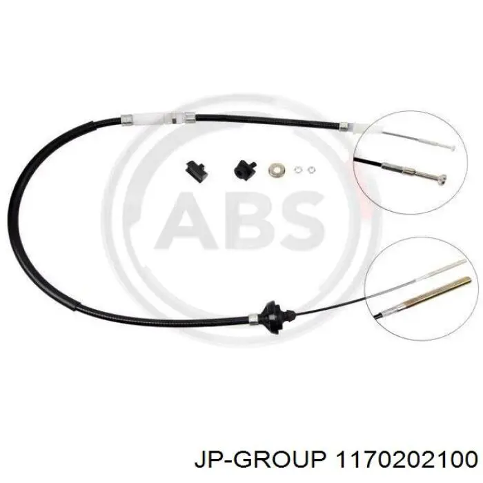 Трос зчеплення JP Group 1170202100 ціна, від 14.18 USD