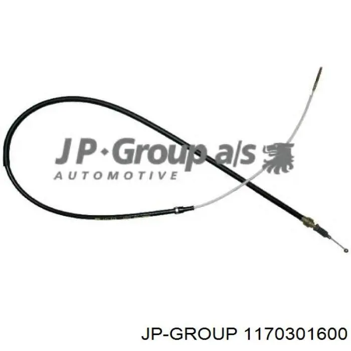 Купити 1170301600 JP Group Трос ручного гальма задній, правий/лівий