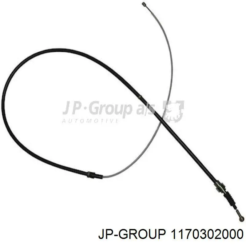 Трос ручного гальма задній, правий/лівий JP Group 1170302000 ціна, від 5.37 USD