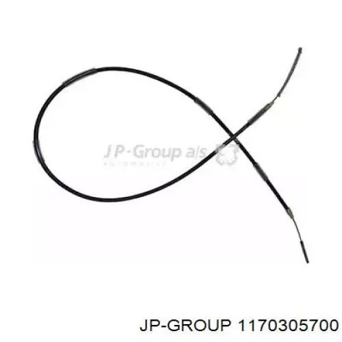 Трос ручного гальма задній, правий/лівий JP Group 1170305700 ціна, від 6.19 USD