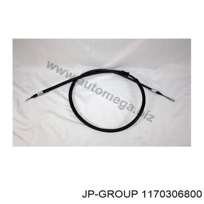 Трос ручного гальма задній, правий/лівий JP Group 1170306800 ціна, від 10.51 USD
