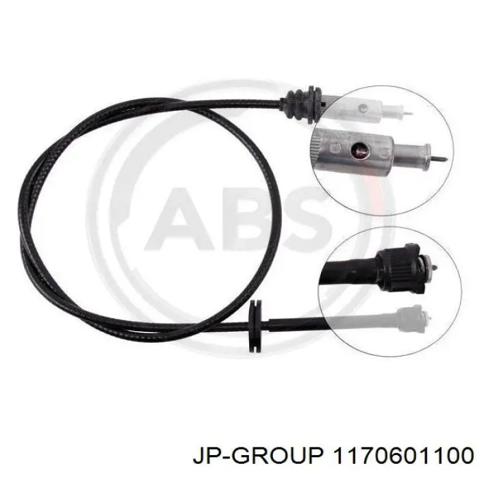 Купити 1170601100 JP Group Вал гнучкий (спідометра)