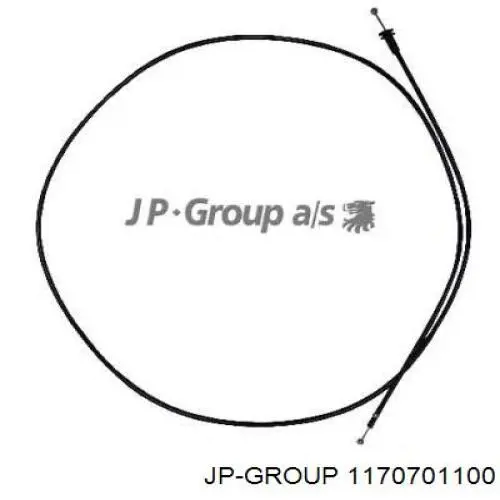 Трос відкриття капота 1170701100 JP Group