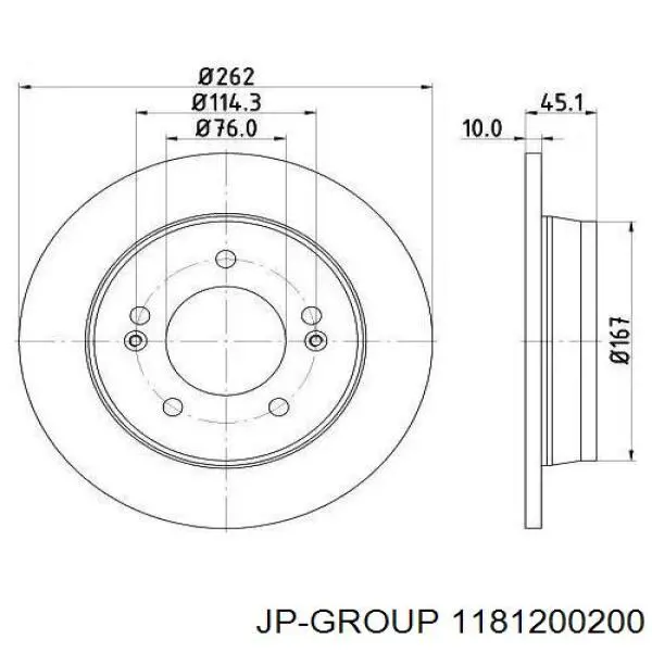 Амортизатор кришки багажника / двері 3/5-ї задньої на Volkswagen Golf I 17