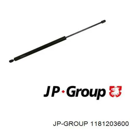 Амортизатор двері задньої JP Group 1181203600 ціна, від 10.18 USD