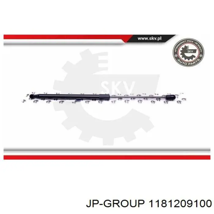 Купити 1181209100 JP Group Амортизатор двері багажника