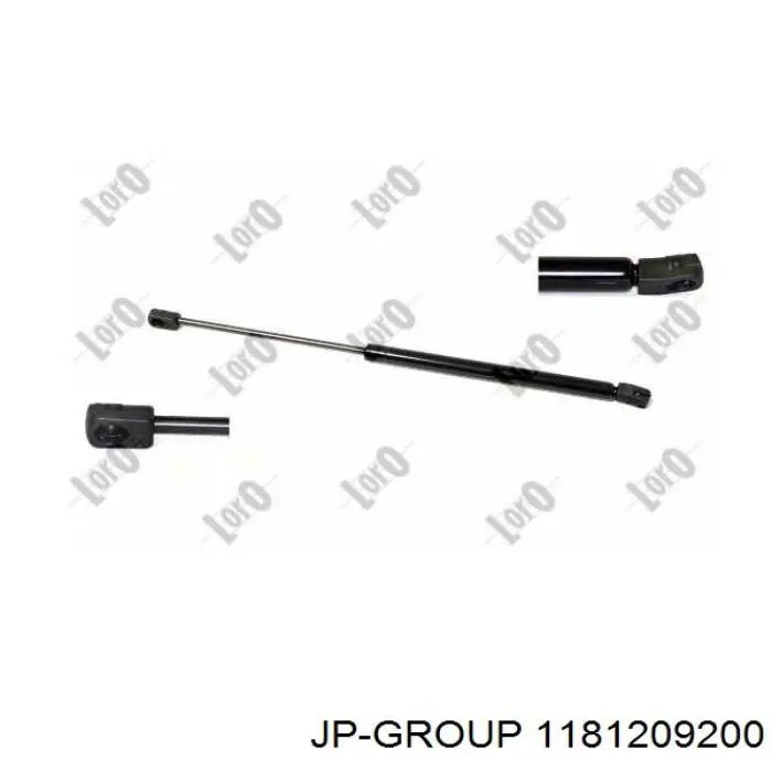 Амортизатор двері задньої JP Group 1181209200 ціна, від 6.44 USD
