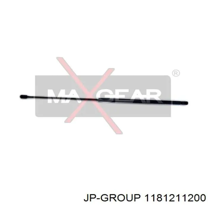 Амортизатор капота газовий JP Group 1181211200 ціна, від 8.40 USD