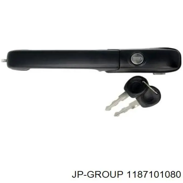 Ручка передньої двері зовнішня права JP Group 1187101080 ціна, від 9.51 USD