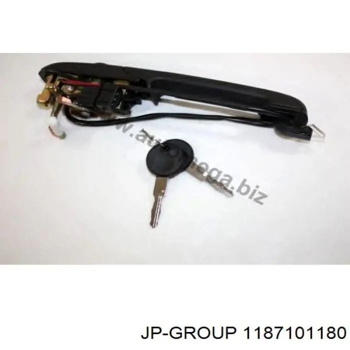 Ручка передньої двері зовнішня права 1187101180 JP Group