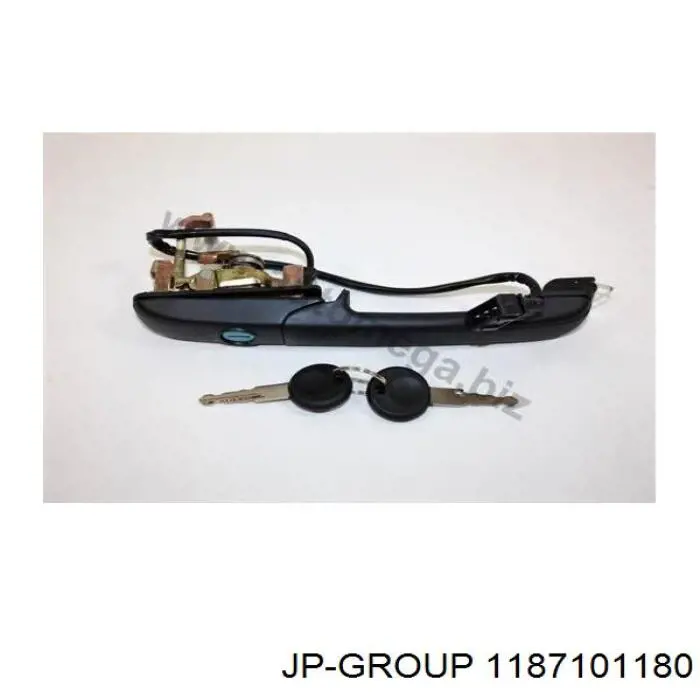 Ручка передньої двері зовнішня права JP Group 1187101180
