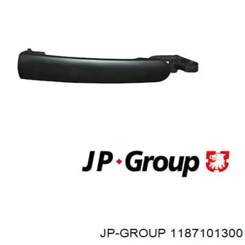 Ручка передньої двері зовнішня JP Group 1187101300 ціна, від 5.86 USD