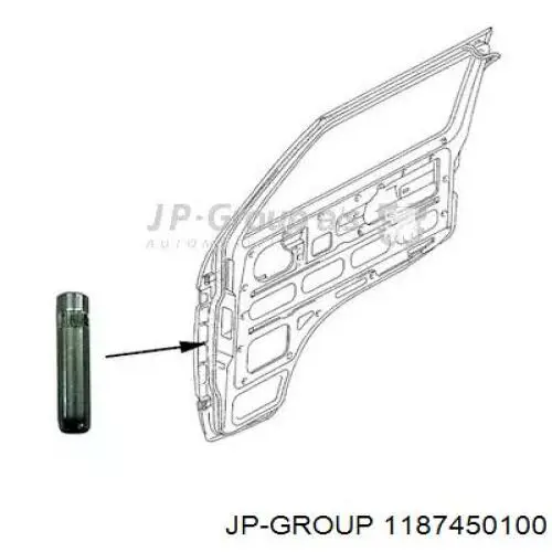 Купити 1187450100 JP Group Палець (шплінт) дверної петлі