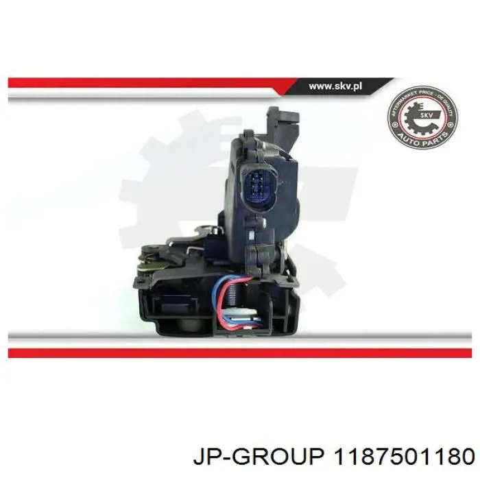 Замок задньої дверї, правої JP Group 1187501180 ціна, від 26.83 USD