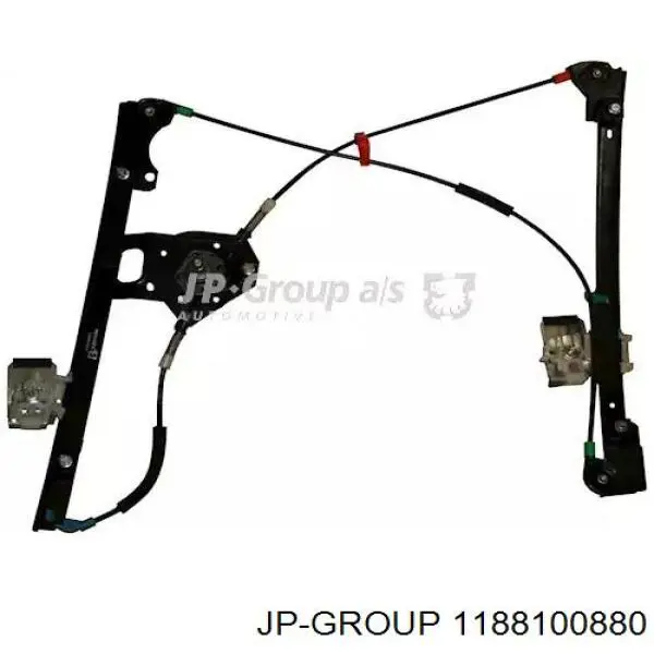 Механізм склопідіймача двері передньої, правої JP Group 1188100880