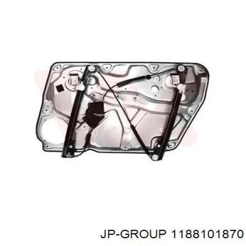 Механізм стеклопідйомника дверей передніх, лівих JP Group 1188101870