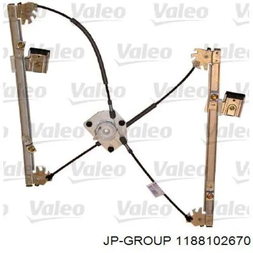 Склопідйомник з електродвигуном JP Group 1188102670 ціна, від 39.01 USD