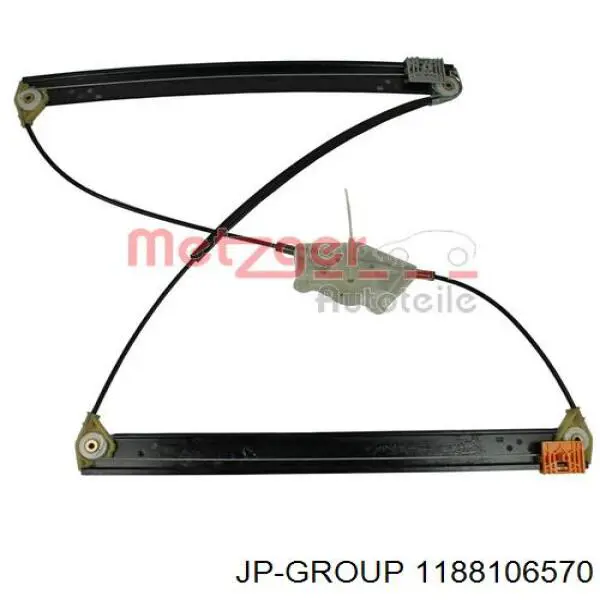 Склопідйомник з електродвигуном JP Group 1188106570 ціна, від 32.55 USD