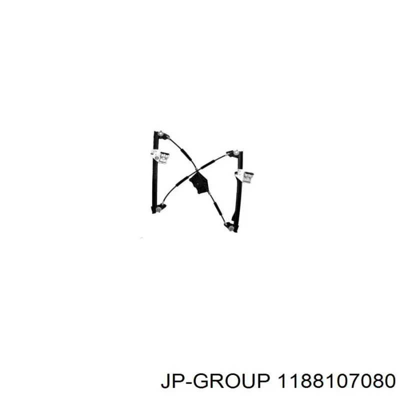Механізм склопідіймача двері передньої, правої 1188107080 JP Group