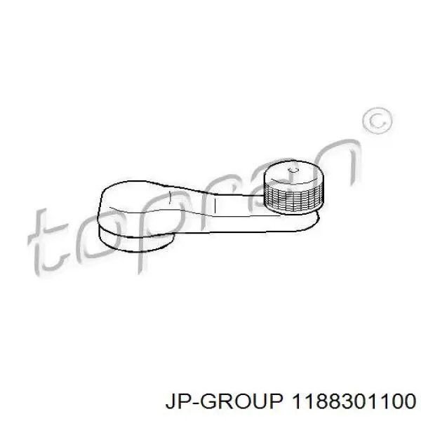 Ручка підйому скла дверей, переднього JP Group 1188301100 ціна, від 2.10 USD