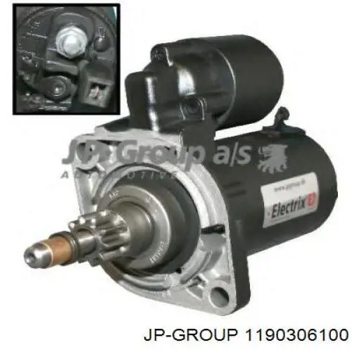 Стартер JP Group 1190306100 ціна, від 50.73 USD