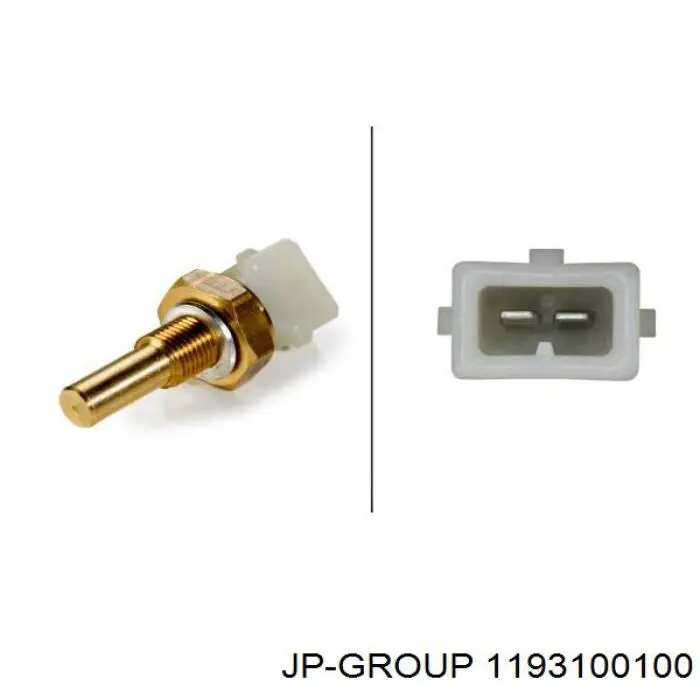 Термодатчик охолоджуючої рідини JP Group 1193100100 ціна, від 3.84 USD