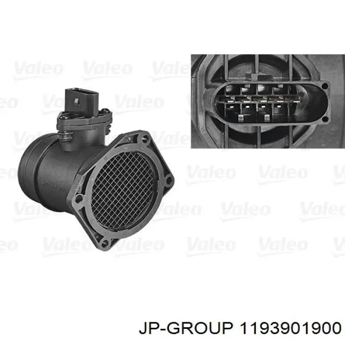 Датчик масової витрати повітря JP Group 1193901900 ціна, від 40.04 USD