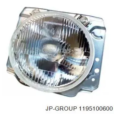 1195100600 JP Group лампа-фара, ліва = права