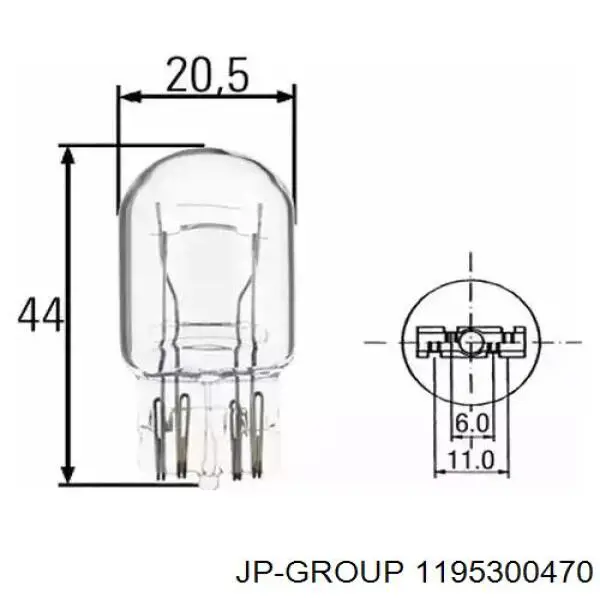 Лівий стоп 1195300470 JP Group