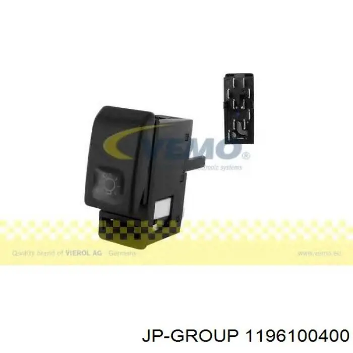 Купити 1196100400 JP Group Перемикач світла фар, на "торпеді"