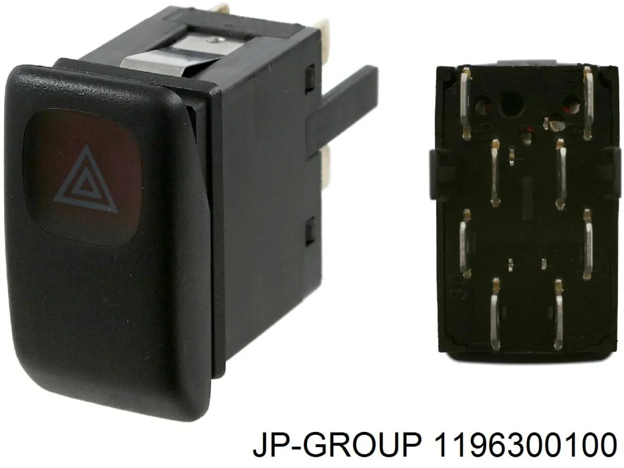 Купити 1196300100 JP Group Кнопка включення аварійного сигналу