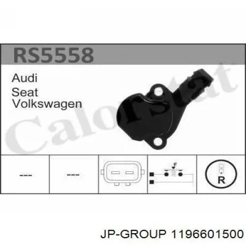 Датчик ліхтарів заднього ходу JP Group 1196601500 ціна, від 6.07 USD