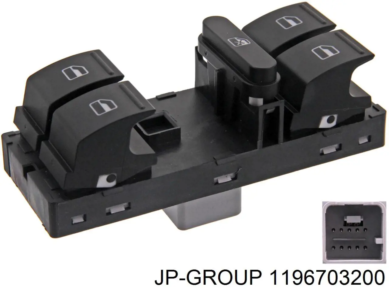 1196703200 JP Group кнопковий блок керування склопідіймачами передній лівий