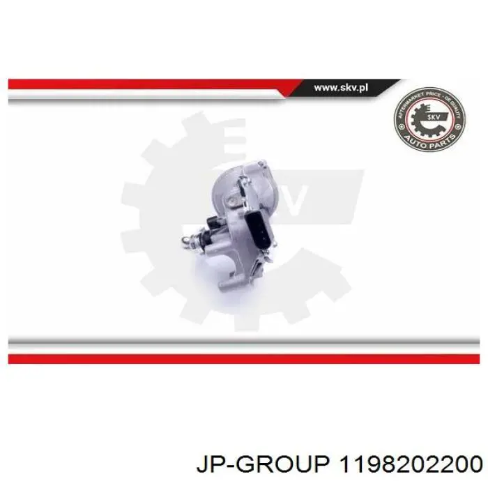 Двигун склоочисника лобового скла (трапеції) JP Group 1198202200