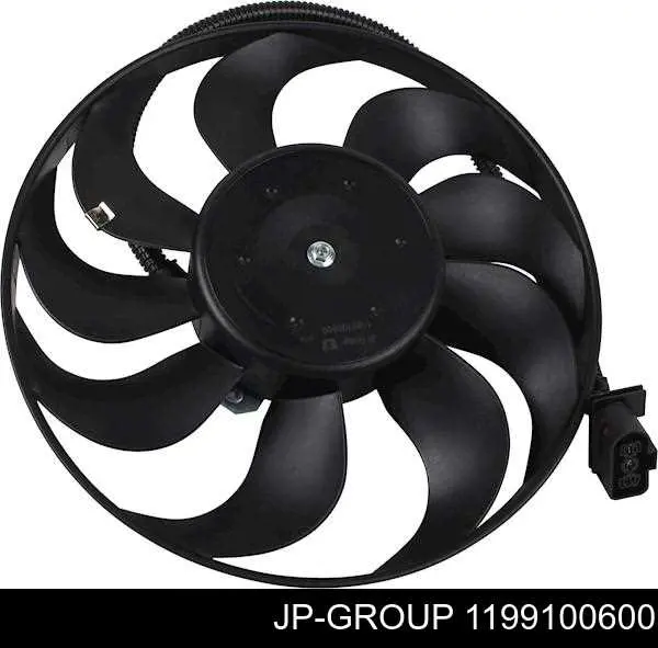 Купити 1199100600 JP Group Електровентилятор охолодження в зборі (двигун + крильчатка), правий