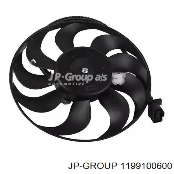 1199100600 JP Group електровентилятор охолодження в зборі (двигун + крильчатка, правий)